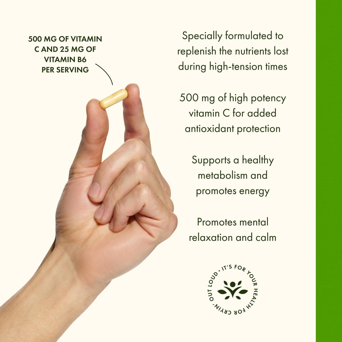 Swanson Super Stress B-Complex capsules close-up