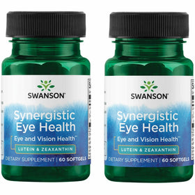 Swanson Synergistic Eye Health 60 gélules vue de face avec étiquette