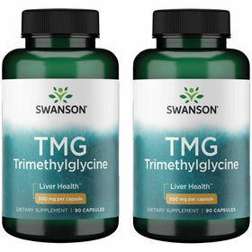 Swanson TMG Triméthylglycine 500 mg gélules, vue de face