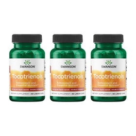 Swanson Tocotrienols Double Force 100 mg 60 Capsules Liquides - vue de face