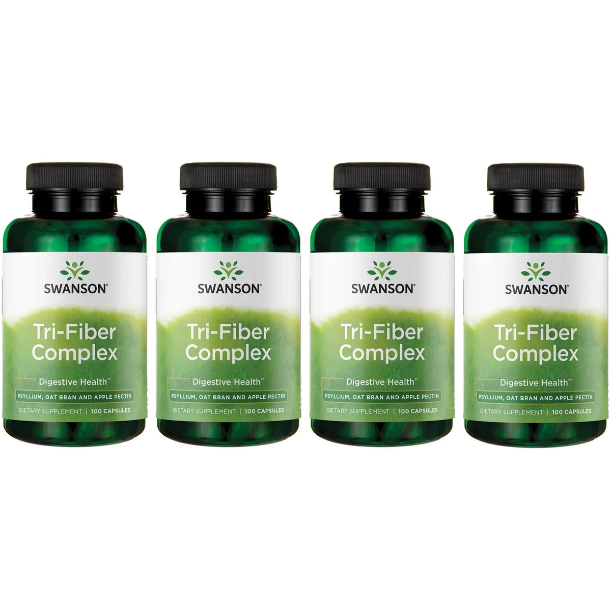 Swanson Tri-Fiber Complex 100 capsules vue de face