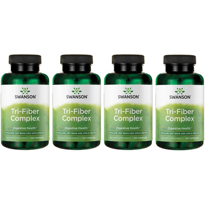 Swanson Tri-Fiber Complex 100 capsules vue de face