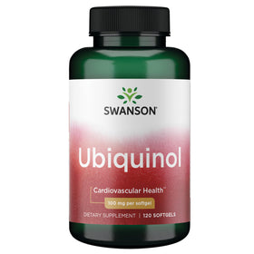 Swanson Ubiquinol CoQ10 100 mg avant avec étiquette