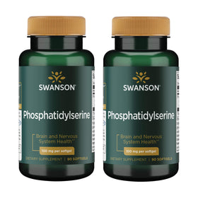 Swanson Ultra Phosphatidylserine 100 mg 90 gélules molles en bouteille