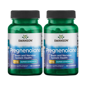 Swanson Ultra Pregnenolone 50 mg 60 capsules vue de face