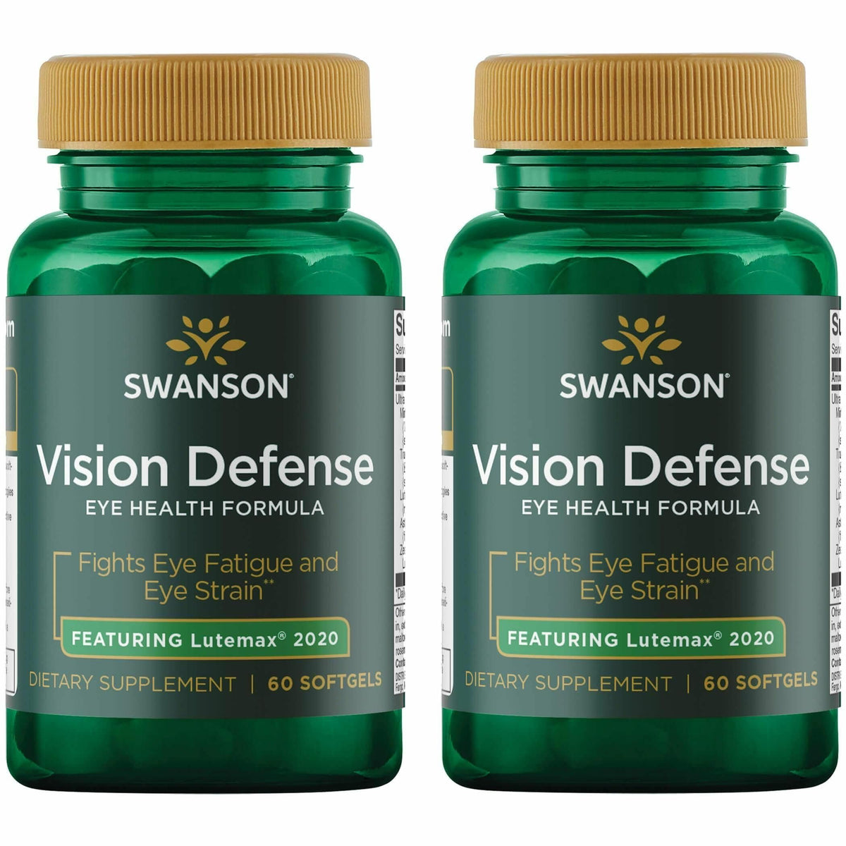 Swanson Vision Defense 60 gélules, boîte vue avant