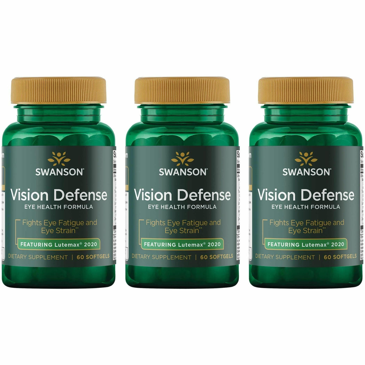 Swanson Vision Defense Complément Antioxydant 60 Gélules vue de face