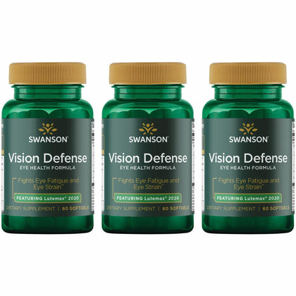 Swanson Vision Defense Complément Antioxydant 60 Gélules vue de face