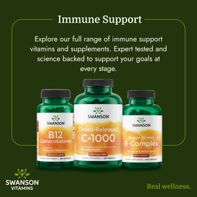 Swanson Vitamine C à Libération Prolongée 1000 mg - groupe de comprimés
