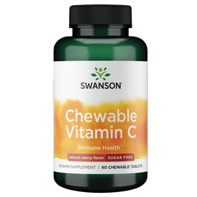 Swanson Vitamine C Cerise 60 comprimés à mâcher, vue de face