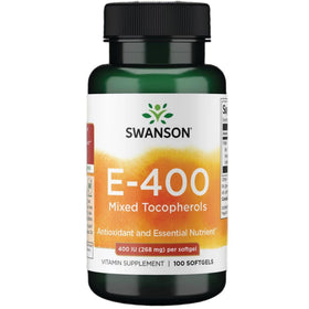 Swanson Vitamine E 268 mg gélules front view
