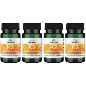 Swanson Vitamine K2 Menaquinone-7 30 gélules en emballage