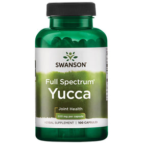 Swanson Yucca 500 mg 100 Capsules - vue de l'emballage avant
