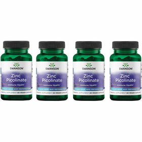 Swanson Zinc Picolinate 22 mg 60 capsules végétales, vue de face