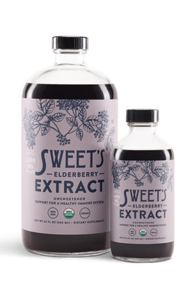 Sweet's Elderberry Extrait de Sureau Bio avec ingrédients naturels