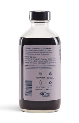 Sweet's Elderberry Extrait de Sureau Bio étiquette détaillée