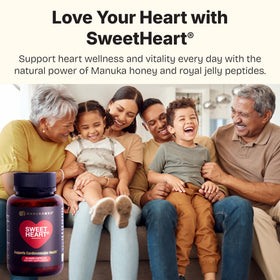 SWEETHEART Complément Alimentaire Cholestérol 60 Capsules avec miel de Manuka