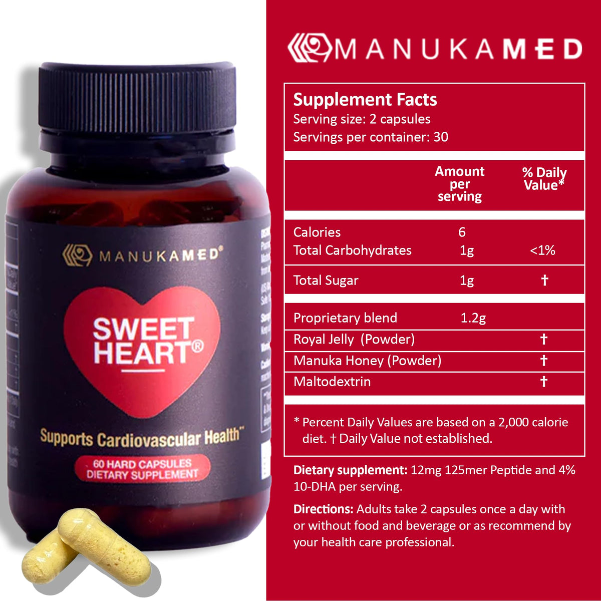 SWEETHEART Complément Alimentaire Cholestérol 60 Capsules en usage quotidien