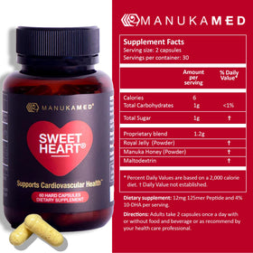 SWEETHEART Complément Alimentaire Cholestérol 60 Capsules en usage quotidien