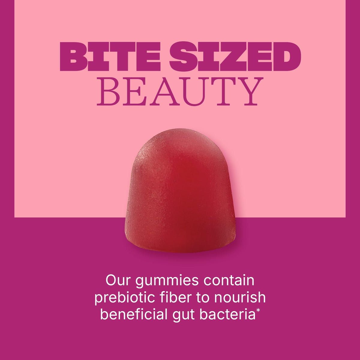 Swisse Glam Bites Collagène gummies open with some gummies spilled