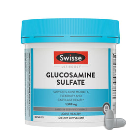 Swisse Glucosamine Sulfate 1500 mg boîte de 180 comprimés vue de face