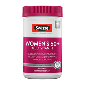 Swisse Multivitamines Femmes 50+ 60 comprimés, vue de face