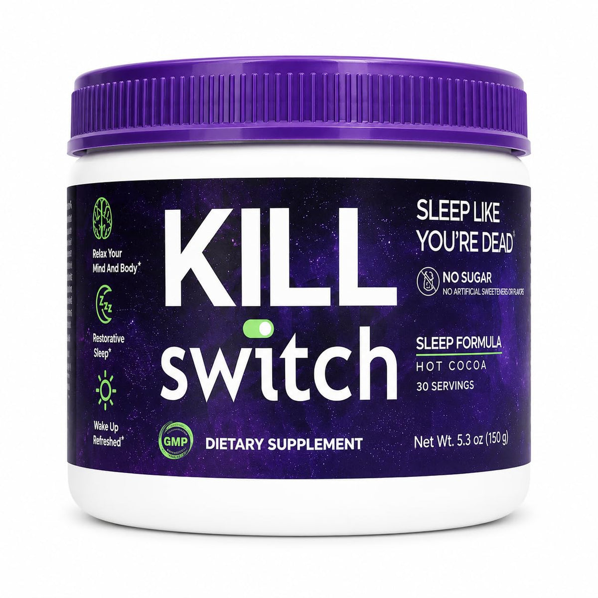 SWITCH KillSwitch Chocolat Chaud Magnésium 209g vue de face
