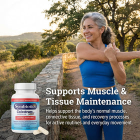 Symbiotics Capsules Végétales de Colostrum 120 unités, zoom sur les capsules