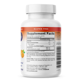 Symbiotics Colostrum comprimés à mâcher en gros plan