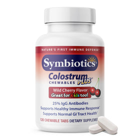 Symbiotics Colostrum Plus Chewables 181g - vue avant du produit