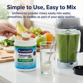 Symbiotics Colostrum Plus Poudre 600g en portion