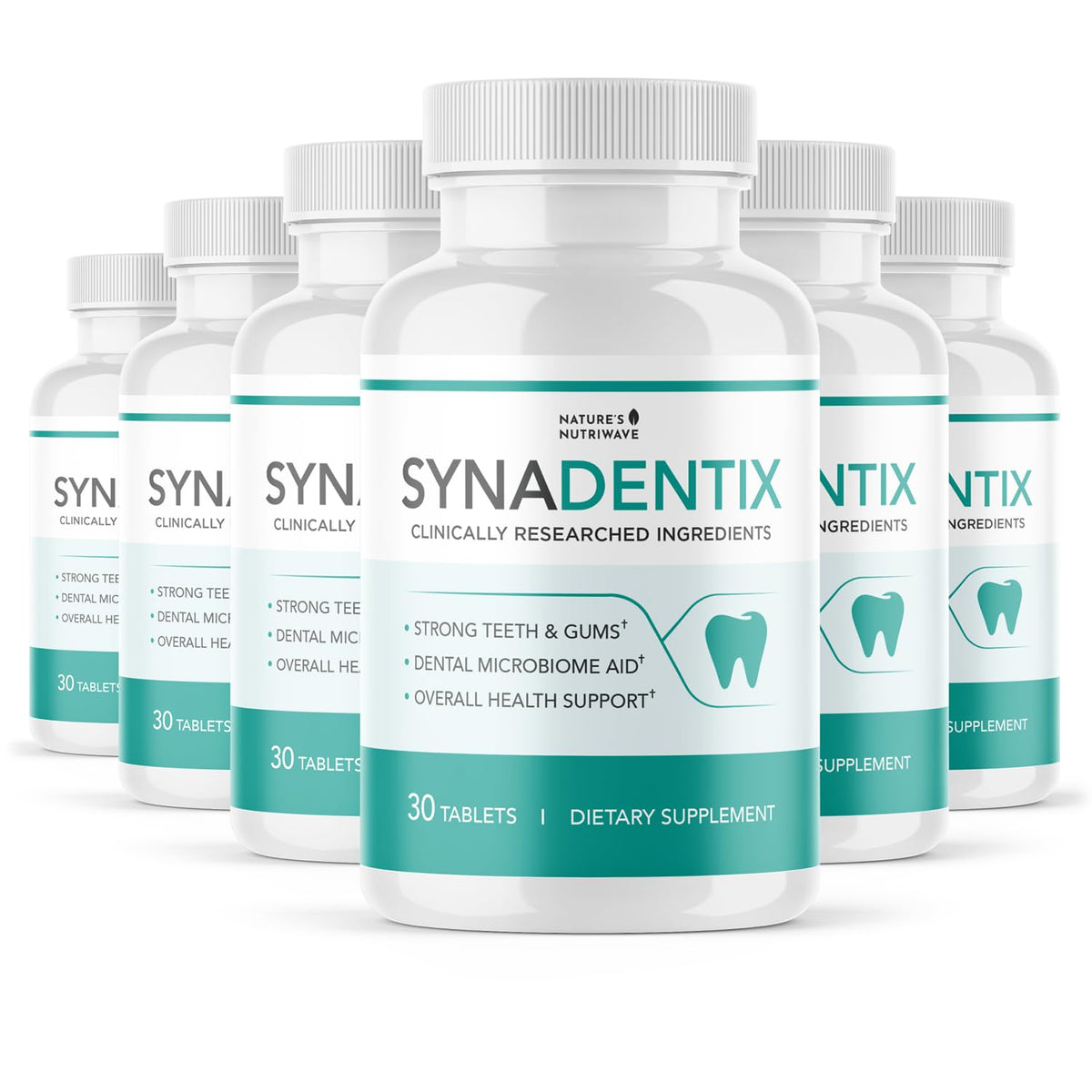 Synadentix comprimés hydroxyapatite et enzymes vue de face