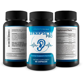 Synapse XT Pro Formule de Soutien Tinnitus 2000 mg avec ginseng et curcuma