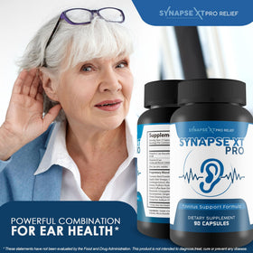 Synapse XT Pro Formule de Soutien Tinnitus 2000 mg en boîte