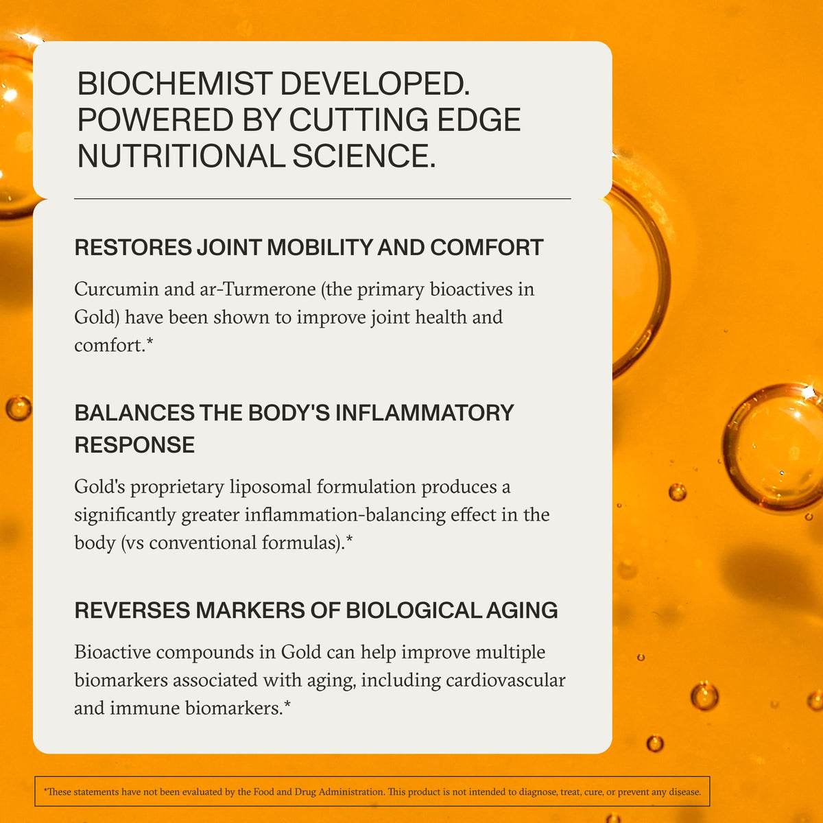 Synchro liposomal curcuma capsules sur une surface en bois