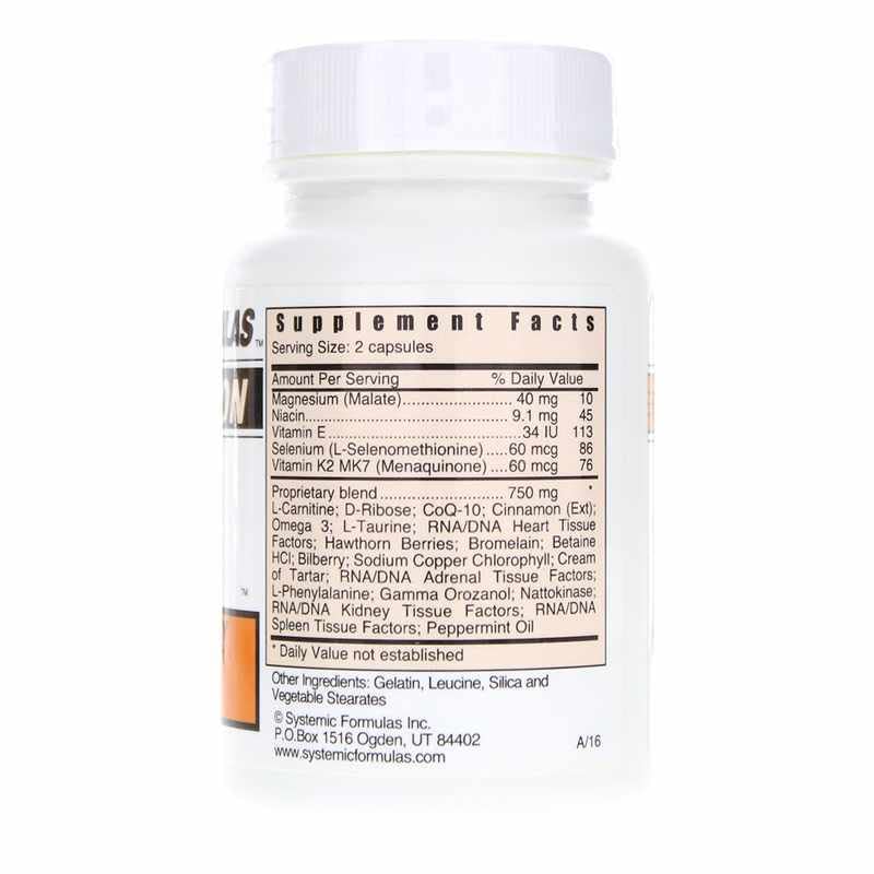 Systemic Formulas #48 Hq Energy Cardiaque 62g emballage