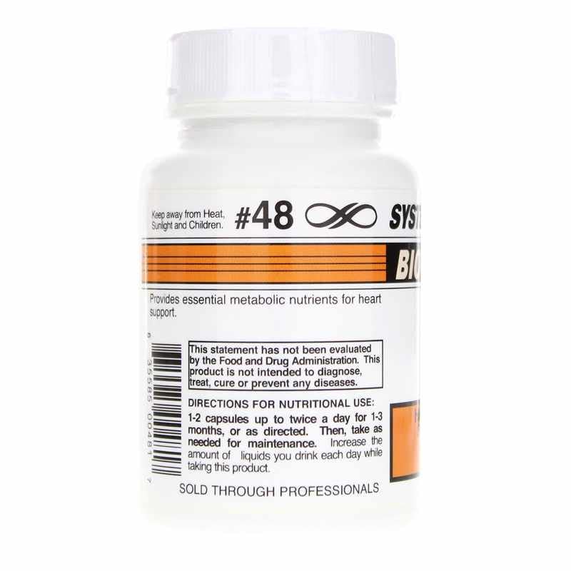 Systemic Formulas #48 Hq Energy Cardiaque 62g étiquette