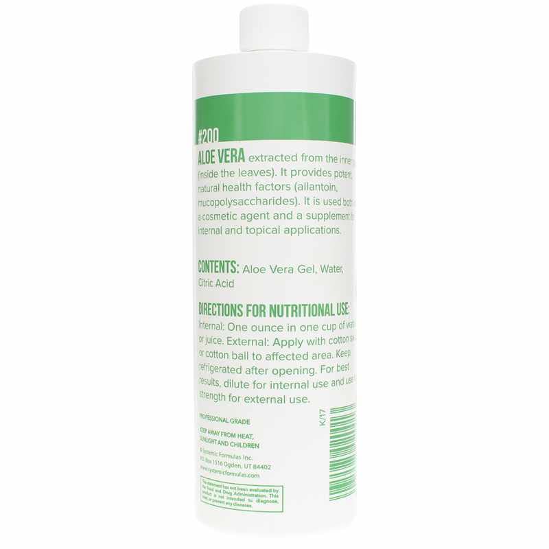 Systemic Formulas Aloe Vera BioExtract 16 Fl Oz en contexte d'utilisation