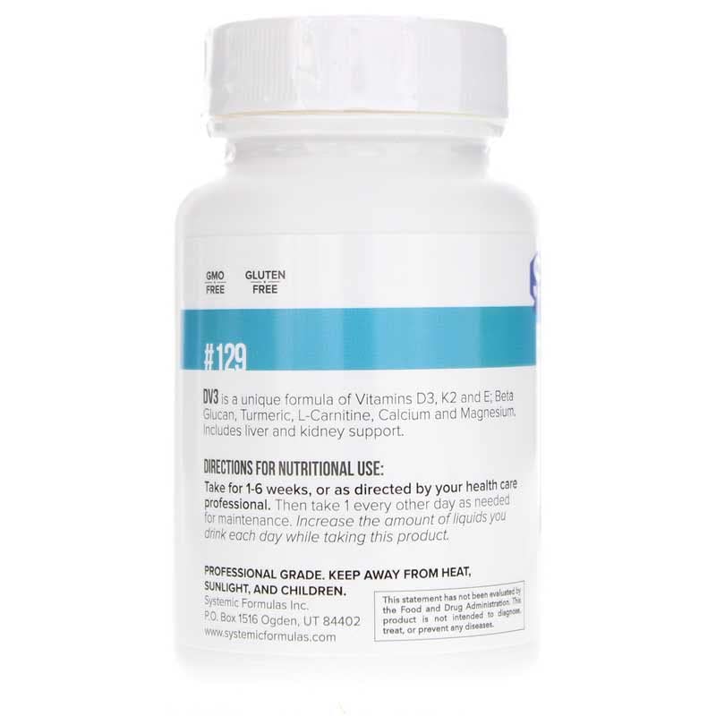 Systemic Formulas DV3 BioNutriment sur une table