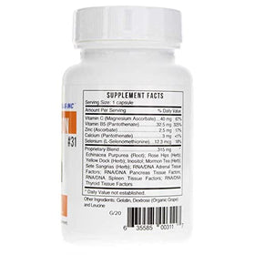 Systemic Formulas Ga - Adrenal 41g côté de l'emballage
