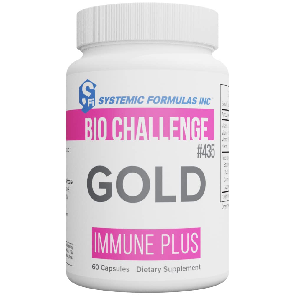 Systemic Formulas Gold daily wellness Plus 60 capsules front view