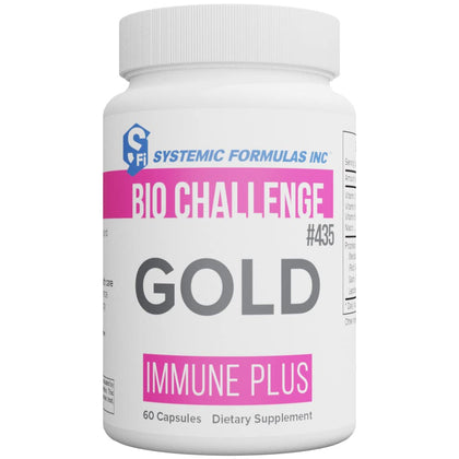Systemic Formulas Gold daily wellness Plus 60 capsules front view