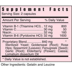 Systemic Formulas Gold daily wellness Plus capsules close-up