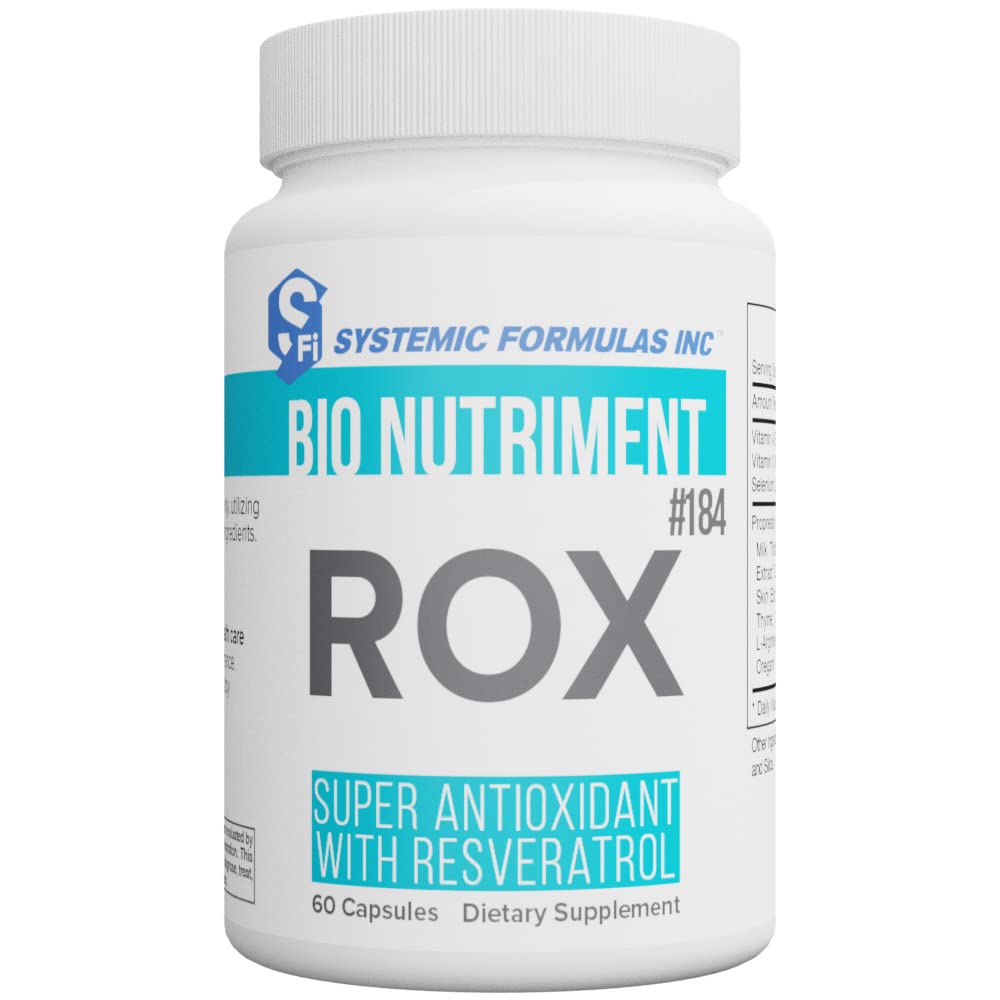 Systemic Formulas ROX Super Antioxidant 60 capsules, emballage avant
