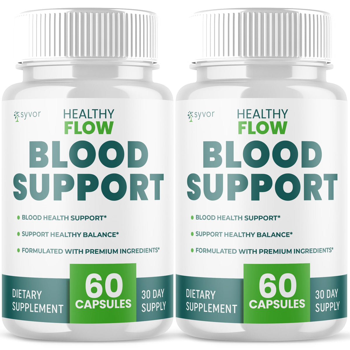 Syvor Healthy Flow Blood 120 Capsules vue de face