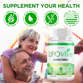 Syvor Lipovive Capsules sur un fond neutre