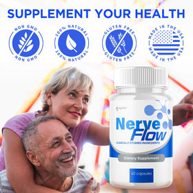 Syvor Nerve Flow Capsules 120 gélules ouvertes montrant les gélules individuelles