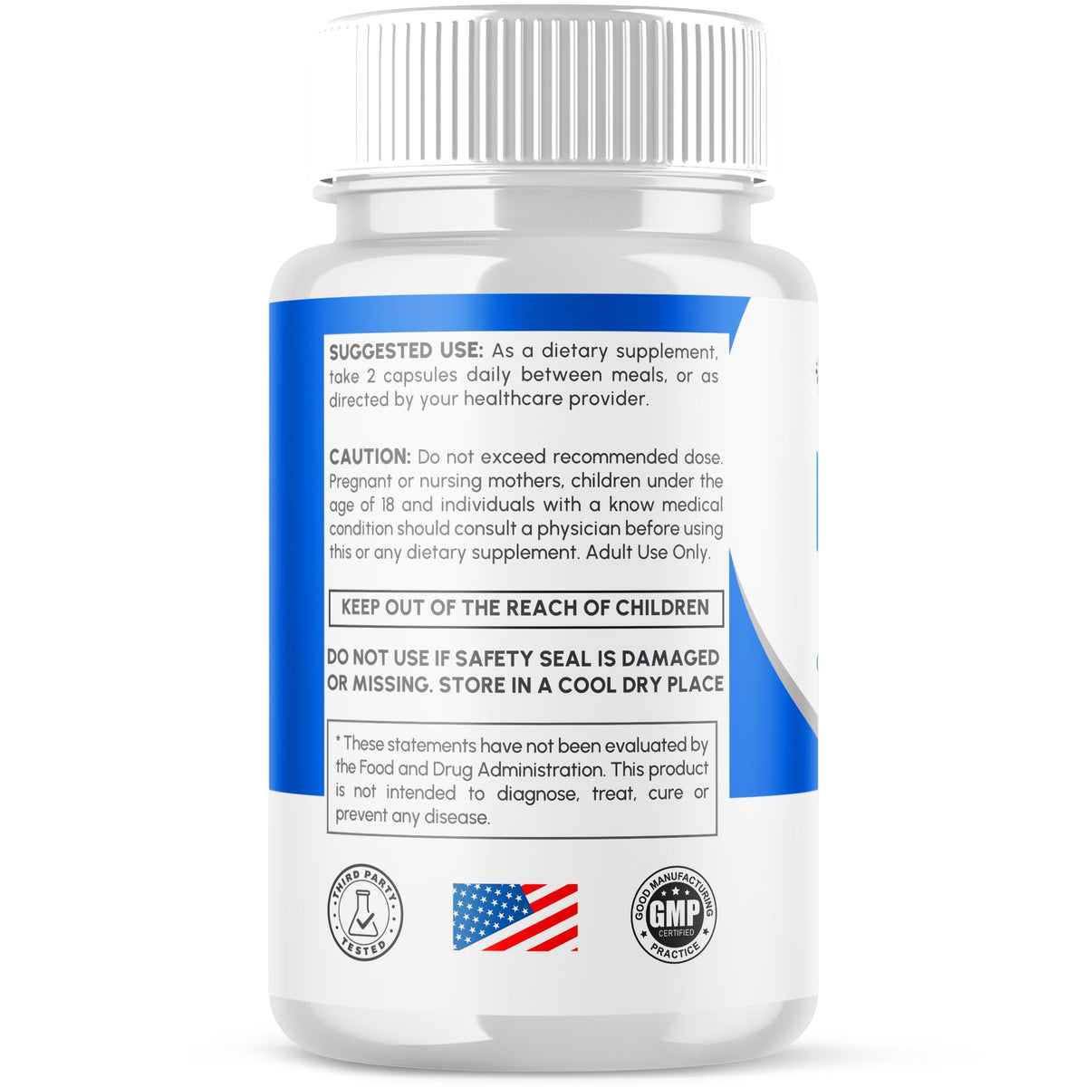 Syvor Nerve Flow Capsules 60, flacon avec arrière-plan naturel