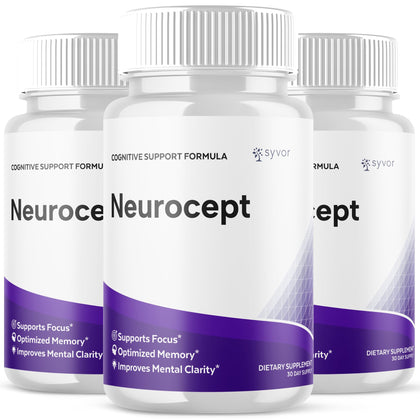 Syvor Neurocept capsules 180 en flacon, vue de face