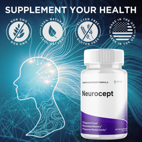 Syvor Neurocept capsules 180, présentation sur une table